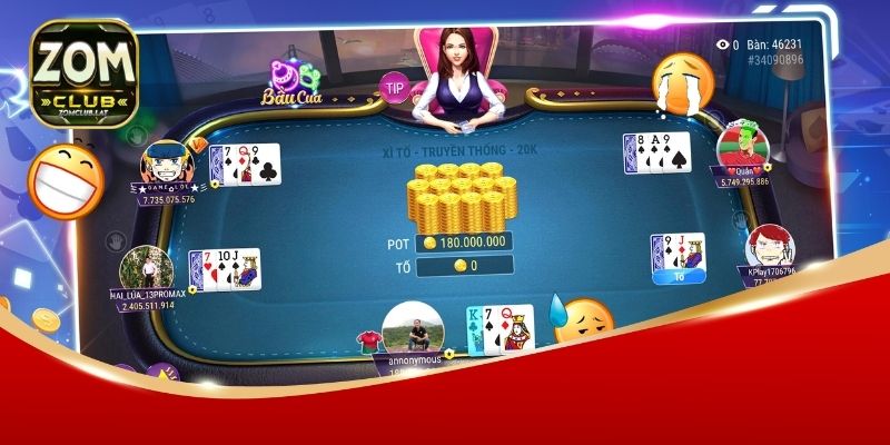 Xì Tố Online ZOMCLUB – Sân Chơi Chiến Thuật Đỉnh Cao 2 Khám phá chi tiết về trò chơi xì tố online ZOMCLUB